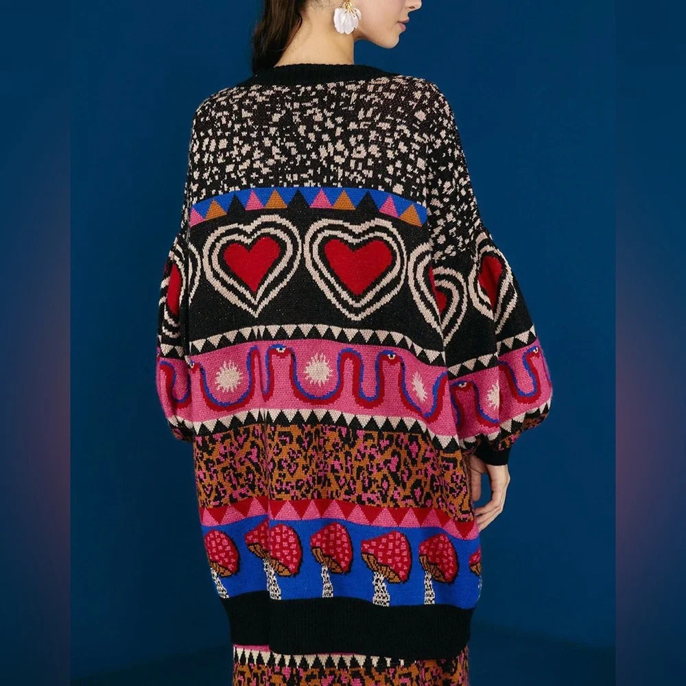 FARM Rio Multicolor Patterned Cardigan - Picture 15 of 16